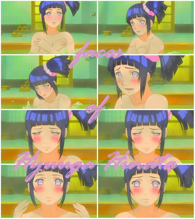 faces of Hyuuga Hinata